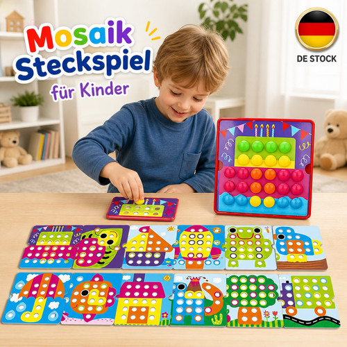 Bottone puzzle mosaico gioco - bottone,
