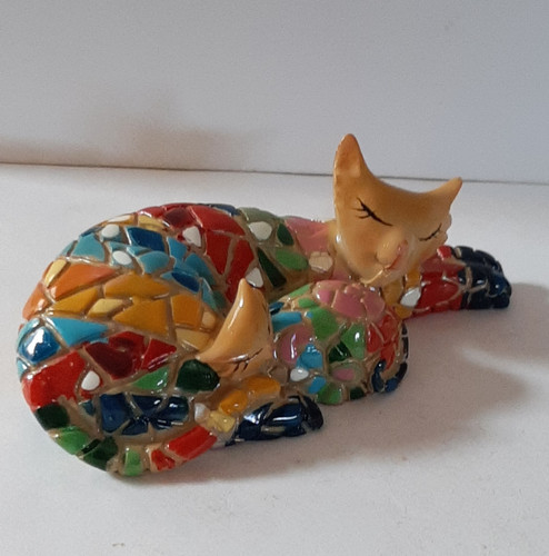 Bellissima statuina gatto - statuina,