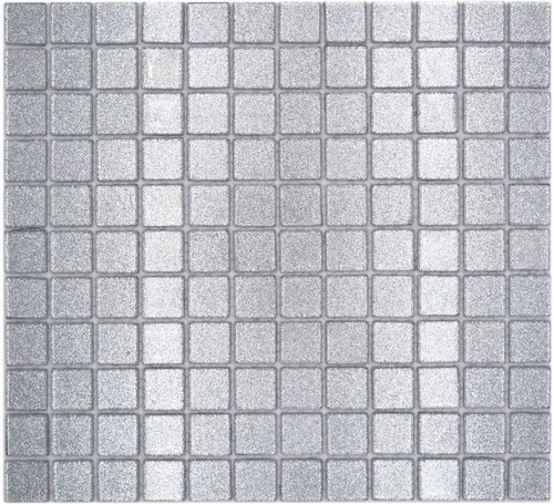 Mosaico vetro argento - di,