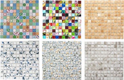 Piastrelle mosaico ceramica