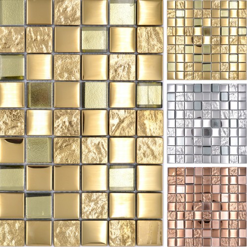 Piastrelle mosaico oro - , bronzo