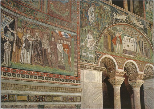 Cartolina ravenna san vitale - san,
