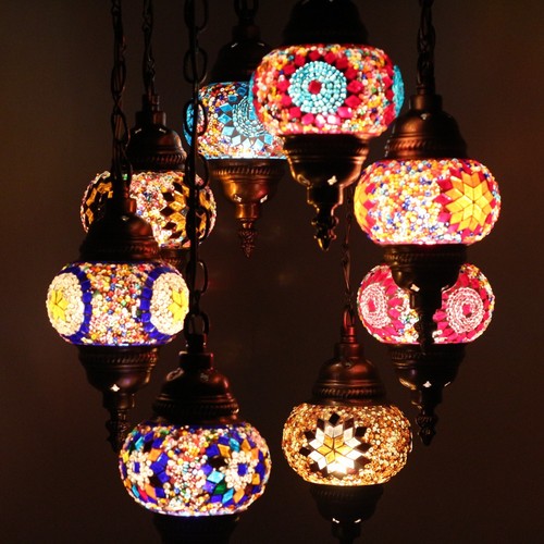 Lampada mosaico sospensione